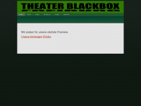 theater-blackbox.de Webseite Vorschau
