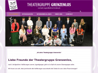 theater-grenzenlos.at Webseite Vorschau