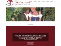 theater-waldrach.de Webseite Vorschau
