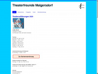 theaterfreunde-malgersdorf.de Webseite Vorschau