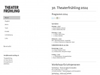 theaterfruehling.ch Webseite Vorschau