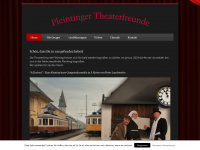 theaterfreunde-pleinting.de Webseite Vorschau