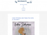 theatergruppe-gols.at Webseite Vorschau