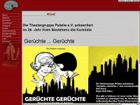 theatergruppe-palette.de Webseite Vorschau
