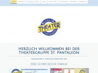 theatergruppe-pantaleon.at Webseite Vorschau