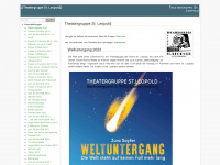 theatergruppe-stleopold.at Webseite Vorschau