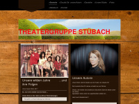theatergruppe-stuebach.de Webseite Vorschau
