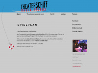 theaterschiff-maria-helena.de Webseite Vorschau