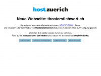 theaterstichwort.ch Webseite Vorschau