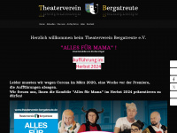 theaterverein-bergatreute.de Webseite Vorschau
