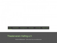 theaterverein-halfing.de Webseite Vorschau