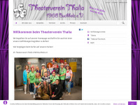 theaterverein-thalia.de Webseite Vorschau