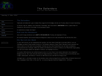thedefenders.de Webseite Vorschau