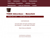 thedi-akkordeon.ch Webseite Vorschau