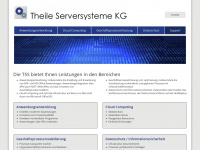 theile-serversysteme.de Webseite Vorschau