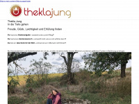 thekla-jung.de Webseite Vorschau