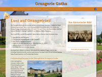 orangerie-gotha.de Webseite Vorschau