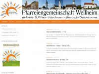 pg-weilheim.de Webseite Vorschau