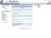 e-akademi.org Webseite Vorschau