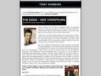tony-robbins.eu Webseite Vorschau