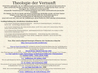 theologie-der-vernunft.de Webseite Vorschau