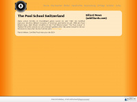 thepoolschool.ch Webseite Vorschau