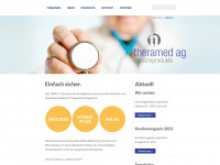 theramed.ch Webseite Vorschau