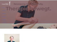 therapie-bewegt.at Webseite Vorschau
