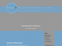 therapie-borkum.de Webseite Vorschau
