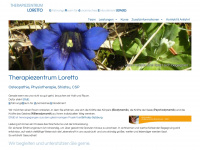 therapie-loretto.at Webseite Vorschau