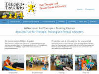 therapie-training.ch Webseite Vorschau