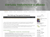 therapiehof.ch Webseite Vorschau