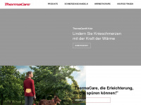 thermacare.at Webseite Vorschau