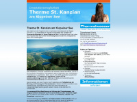 thermalwasser-klopeinersee.at Webseite Vorschau