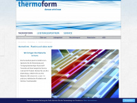 thermoform-plastics.de Webseite Vorschau