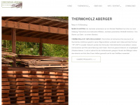thermoholz-aberger.at Webseite Vorschau