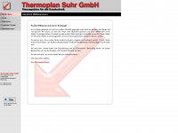 thermoplan-suhr.ch Webseite Vorschau