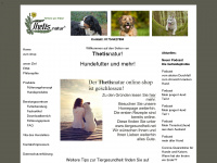 thetis-natur.de Webseite Vorschau