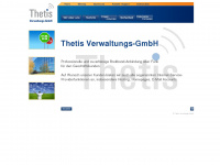 thetis-re.de Webseite Vorschau