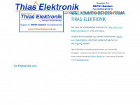 thias-elektronik.de Webseite Vorschau