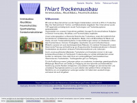thiart-trockenausbau.de Webseite Vorschau