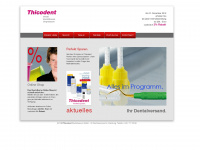thicodent.de Webseite Vorschau