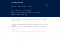 thielbeer-consulting.de Webseite Vorschau