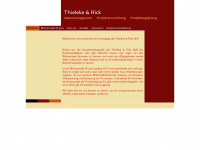 thieleke-rick.de Webseite Vorschau