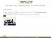 thier-essing.de Webseite Vorschau
