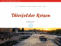 thierfelder-reisen.de Webseite Vorschau