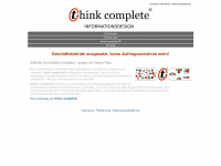 think-complete.de Webseite Vorschau