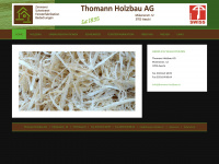 thomann-holzbau.ch Webseite Vorschau