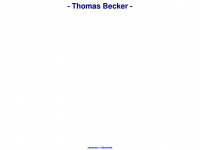thomas-becker.de Webseite Vorschau