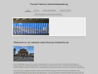 thomas-friedrichs.de Webseite Vorschau